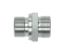 Hrdlo přímé tělo - metrický válcový závit - těsnící hrana