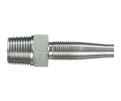 Hadicový adapter AGRk - vnější trubkový kuželový závit BSPT